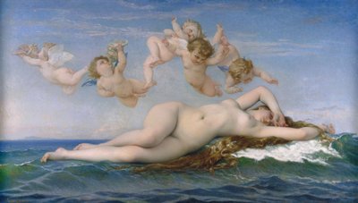 De geboorte van Venus door Alexandre Cabanel