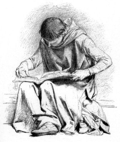 Studie voor De Opvoeding van St. Louis Pantheon, ca. 1880-1882 door Alexandre Cabanel