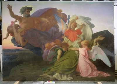 De Dood van Mozes, 1851 door Alexandre Cabanel