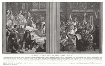De Heerschappij van Sint Louis, of Zijn Grote Werken door Alexandre Cabanel