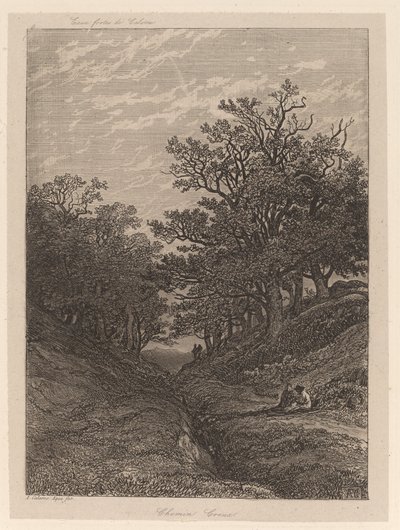 Chemin Creux door Alexandre Calame