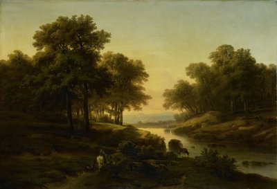 Landschap door Alexandre Calame