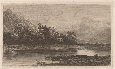 Bergmeer door Alexandre Calame
