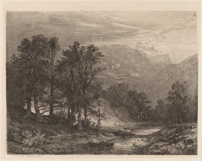 Bergstroom door Alexandre Calame