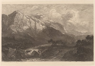Bergstroom door Alexandre Calame