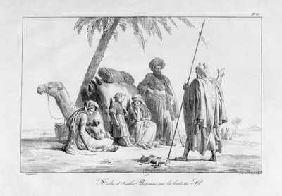 Arabieren en Bedoeïenen rusten, uit de serie 