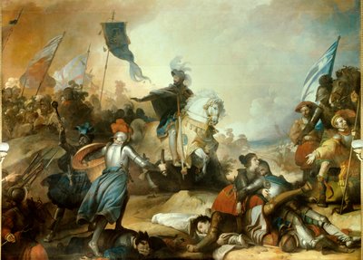 Italiaanse Oorlogen: Slag bij Marignan, 14 september door Alexandre Evariste Fragonard