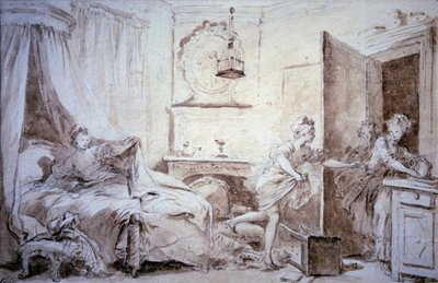 Mijn hemd brandt door Alexandre Evariste Fragonard
