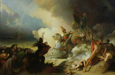 Saladin I (1138-93) in Jeruzalem, ca. 1830-50 door Alexandre Evariste Fragonard