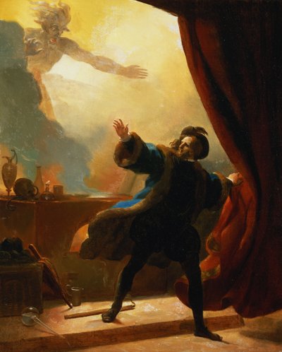 Het fatale uur: Fantastisch onderwerp door Alexandre Evariste Fragonard