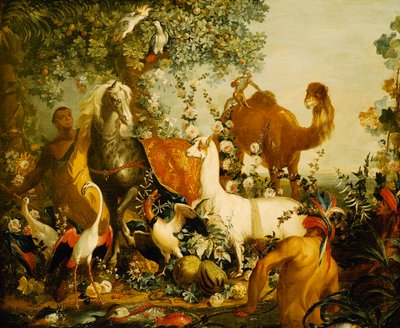 Een allegorie van Azië door Alexandre Francois Desportes