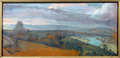 Landschapsscenery. door Alexandre Francois Desportes