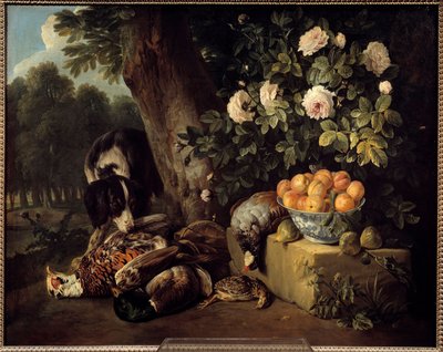 Stilleven met Wild door Alexandre Francois Desportes