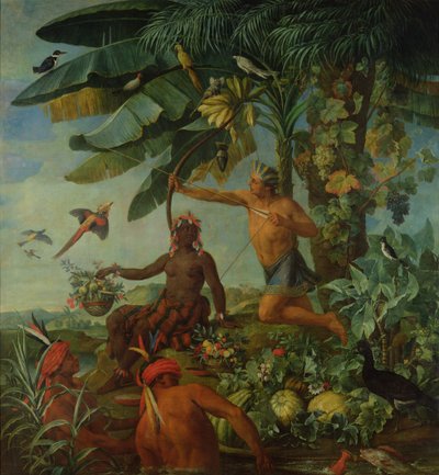 De Indiase Jager en Visser, 1741 door Alexandre Francois Desportes