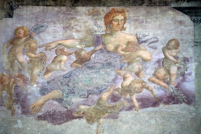 Een van de fresco
