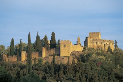Portugal - Tomar. Klooster van Christus. UNESCO Werelderfgoedlijst door Nicolas Toussaint Charlet