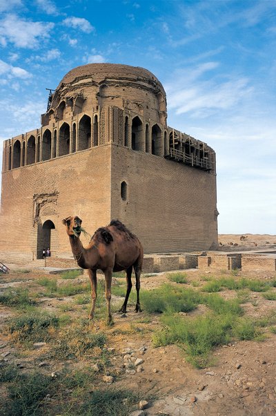 Turkmenistan, Mary Provincie, Staats Historisch en Cultureel Park "Oud Merv" door Nicolas Toussaint Charlet