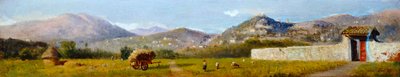 Toscaans landschap door Lorenzo Gelati door Nicolas Toussaint Charlet