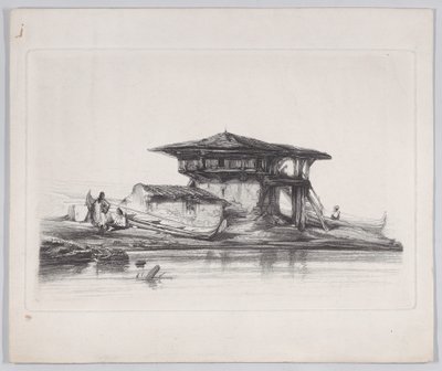 Een Huis in Smyrna door Alexandre Gabriel Decamps