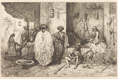 De Wacht door Alexandre Gabriel Decamps