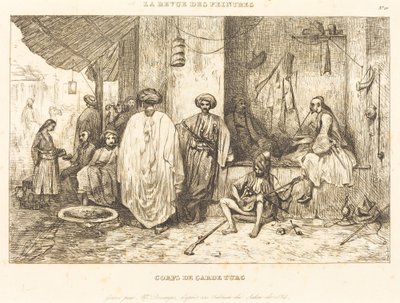 De wachtpost door Alexandre Gabriel Decamps