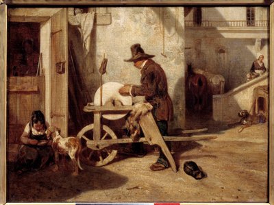 De messenslijper door Alexandre Gabriel Decamps