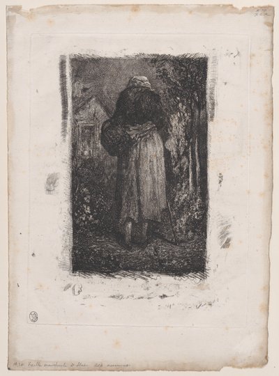 Oude bedelares, 1833-38 door Alexandre Gabriel Decamps
