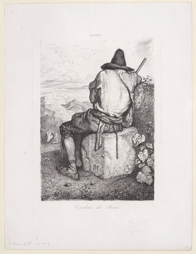 Varkenshoeder, 1843 door Alexandre Gabriel Decamps