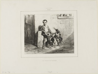 De Kleine Savoyard door Alexandre Gabriel Decamps