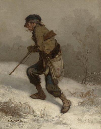 De stroper, ca. 1847 door Alexandre Gabriel Decamps