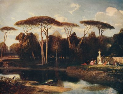 De Villa Doria - Panfili, Rome, 1838-1839, c1915 door Alexandre Gabriel Decamps