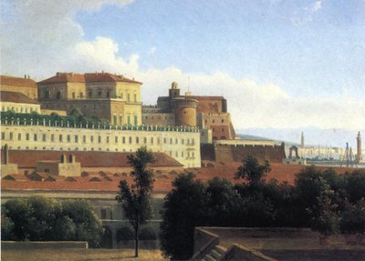 Napels, het Koninklijk Paleis, c.1780 door Alexandre Hyacinthe Dunouy
