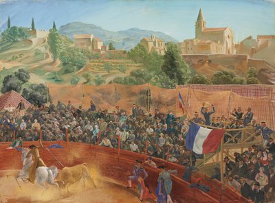 Stierengevecht door Alexandre Iacovleff