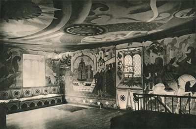 Decoraties in een Hal, ca. 1927 door Alexandre Jacovleff