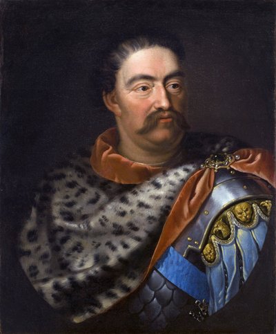 Portret van Jan III Sobieski (1629-1696), koning van Polen en groothertog van Litouwen door Alexandre Jan Tricius
