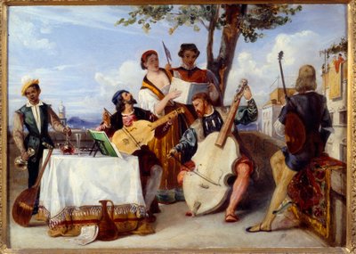 Het Venetiaanse Concert door Alexandre Jean Baptiste Hesse