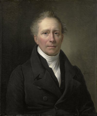 Daniel Francis Schas (1772-1848), Lid van de Raad voor Handel en Koloniën van 1814 tot 1820 door Alexandre Jean Dubois Drahonet (signed by artist)