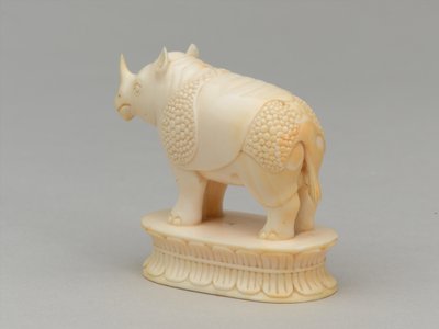Witte loper, schaakstuk, India, circa 1820 door Alexandre Josquin