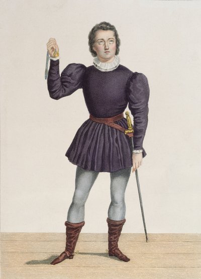Frederick Lemaitre (1800-76) als Edgard in 