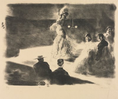 Spaanse danseres door Alexandre Lunois