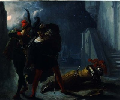 De dood van Valentin door Alexandre Marie Colin