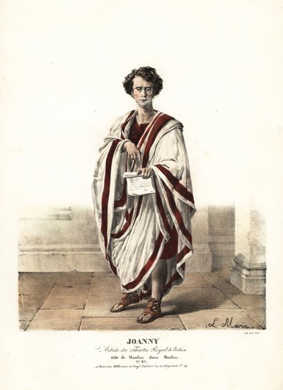 Jean-Bernard Joanny en Manlius in Manlius Torquatus door Marie-Catherine Desjardins, Theatre Royal de l