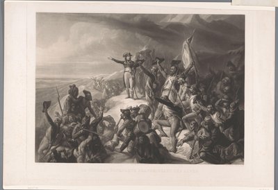 Napoleon Bonapartes overtocht over de Alpen door Alexandre Vincent Sixdeniers