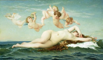 De geboorte van Venus, ca. 1865-69 door Alexandre and Jourdan Cabanel