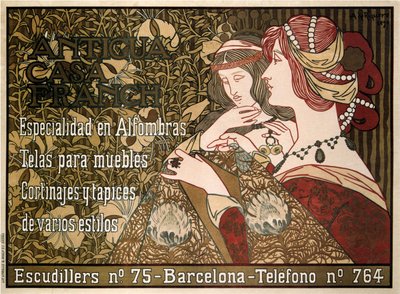Antigua Casa Franch, 1899 door Alexandre de Riquer