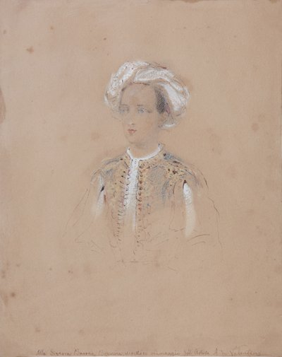 Portret van Groothertog Michael Nikolaevich van Rusland 1832-1909, 1830-1840s door Alexandre de Valentini