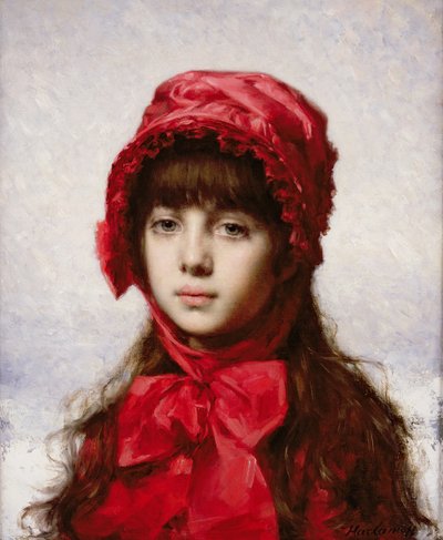De rode muts door Alexei Alexevich Harlamoff