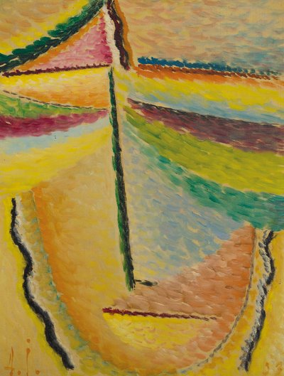 Abstract hoofd: De beschermengel, 1933 door Alexei Javlensky von