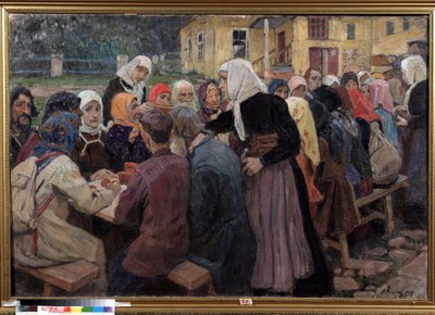 De maaltijd door Alexei Mikhailovich Korin