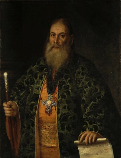Portret van Fjodor Dubjanski, 1761 door Alexei Petrovich Antropov